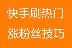 快手粉丝如何快速涨到一万
