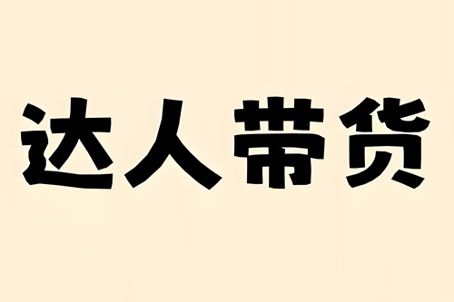 快手达人带货