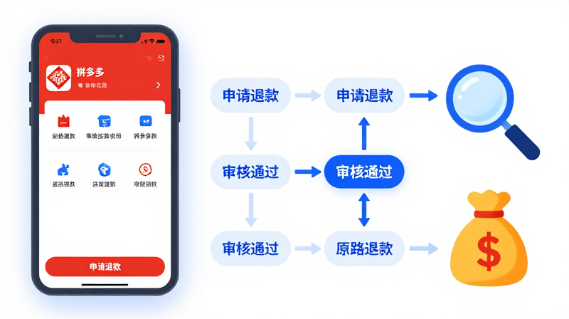 拼多多买菜退款 退款审批流程 多多买菜退货 退款申请 退款到账时间 退款原因 平台审核 自提点赔付